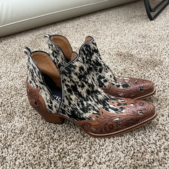 Myra Bag Shoes Myra Cowhide Booties Poshmark